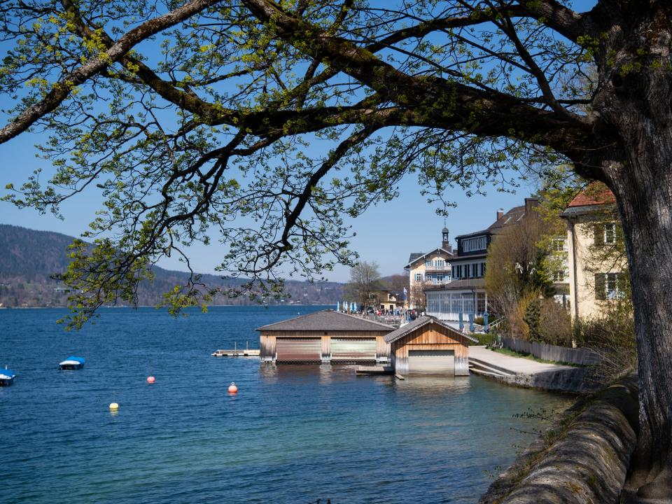 The shores of Lake Tegernsee