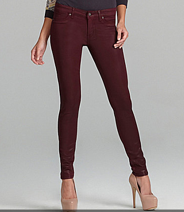 Deep Red Jeans