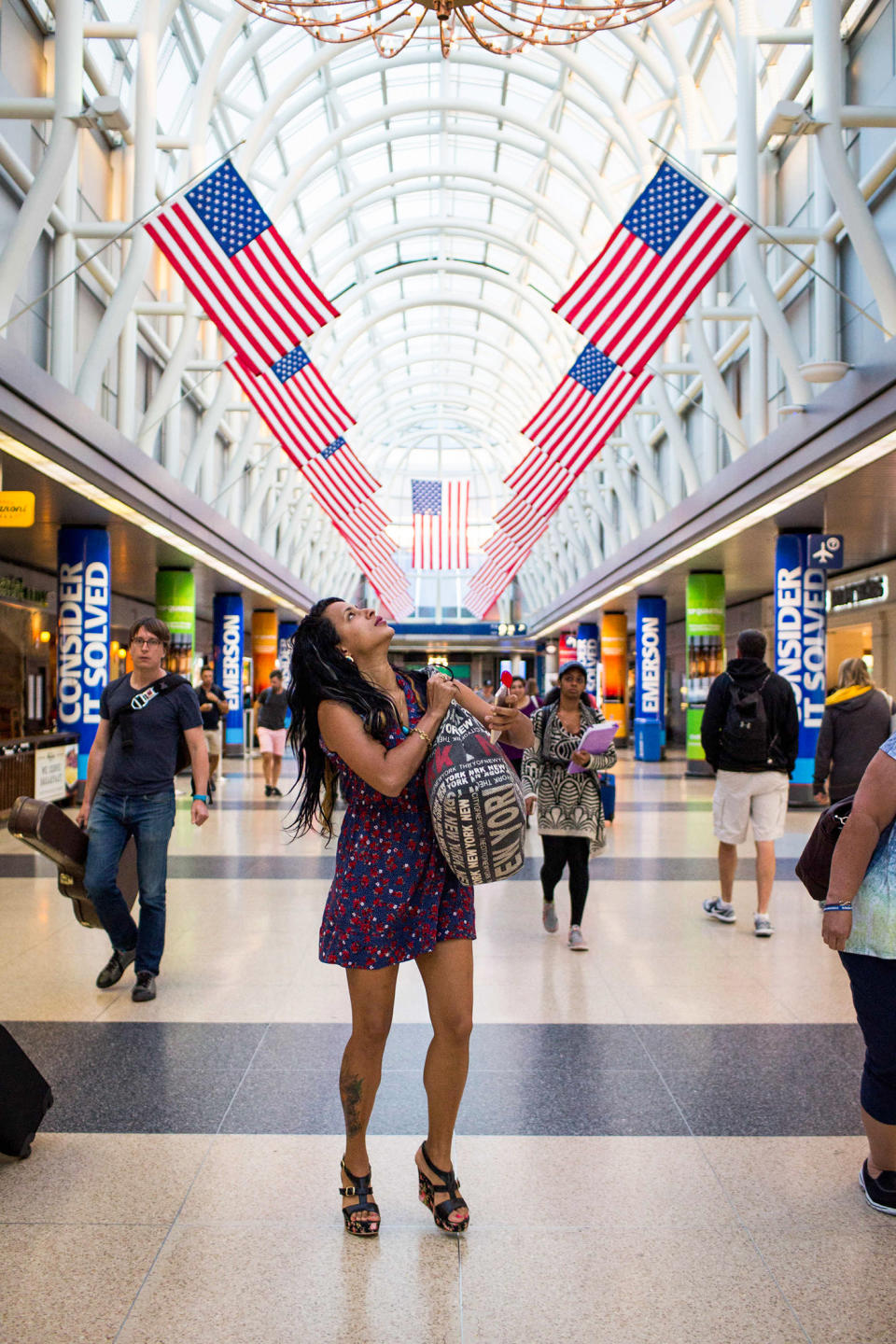 July 3, 2016 - Liset arrives at Chicago O'Hare International Airport to be reunited with her boyfriend, Joey, who she met in Cuba back in January and paid for her trip to go to the Unites States. (Photo: Lisette Poole)