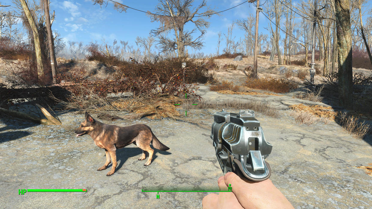  Dogmeat in Fallout 4. 