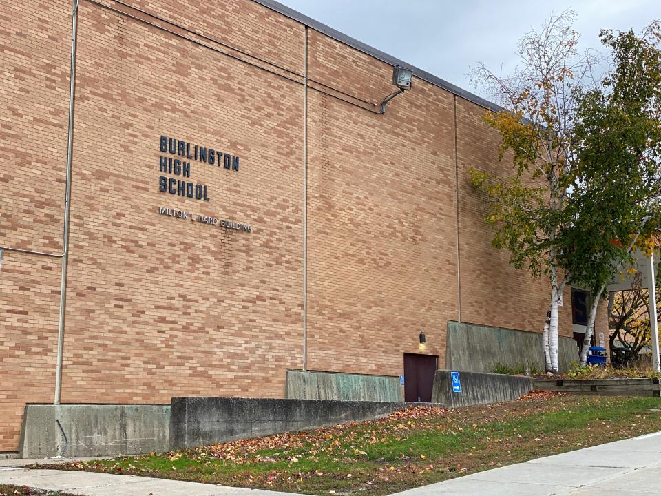 Burlington High School in Burlington, VT Oct. 19, 2020.