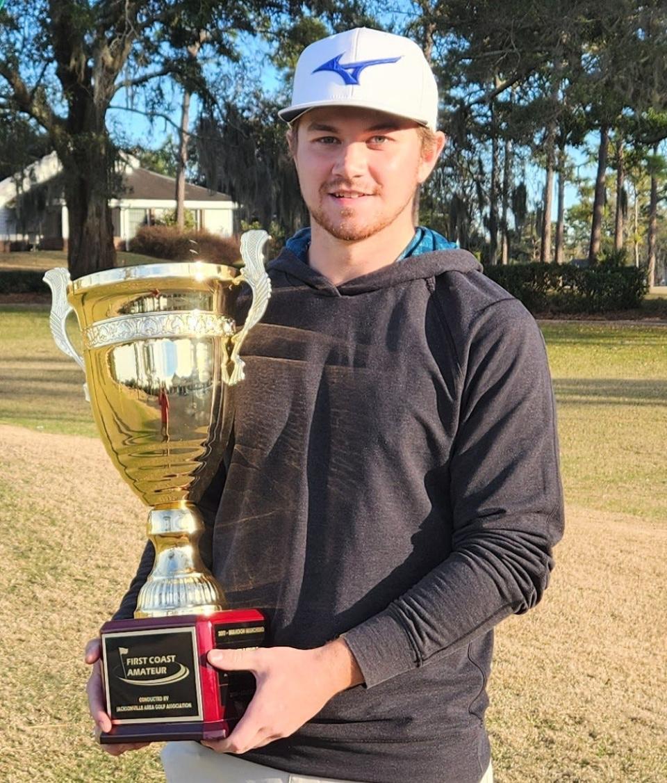 Brock Healy of Norcross, Ga., birdied the 53rd hole of the tournament at Hidden Hills to win the seventh annual JAGA First Coast Amateur in 2023.