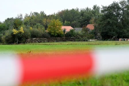 A general view of a remote farm where a family spent years locked away in a cellar, according to Dutch broadcasters' reports, in Ruinerwold