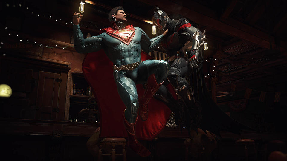 Superman and Batman duke it out in Injustice 2