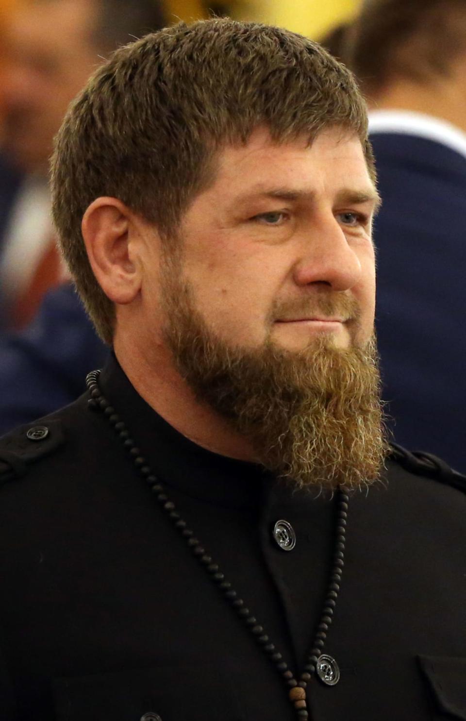 <div class="inline-image__caption"><p>Chechen President Ramzan Kadyrov enters the hall during the meeting of State Council at the Grand Kremlin Palace, in Moscow, Russia, June 26,2019. </p></div> <div class="inline-image__credit">Mikhail Svetlov/Getty</div>
