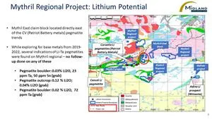 Mythril Regional Project Lithium Potential
