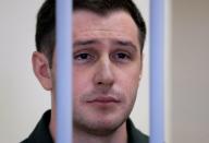 FILE PHOTO: U.S. ex-Marine Reed attends a court hearing in Moscow