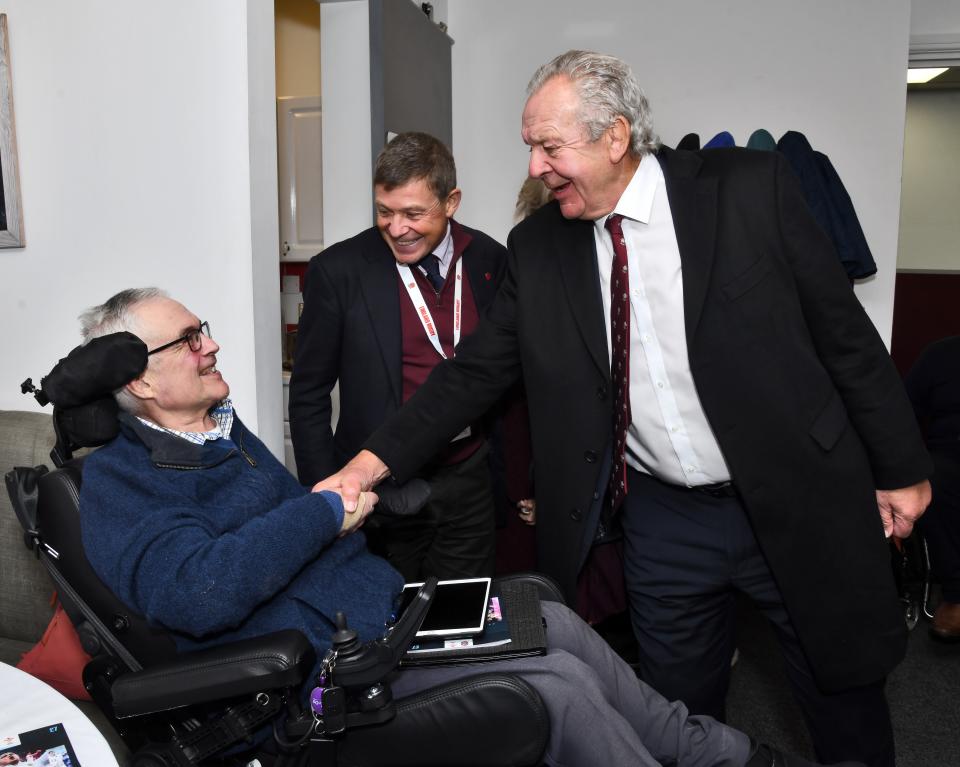 Sir Bill Beaumont and Stephen Duckworth 