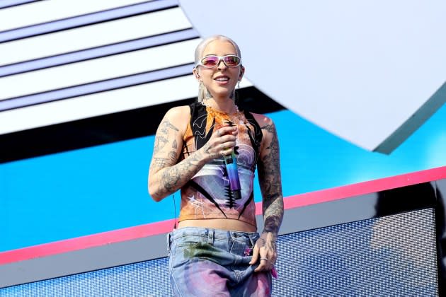 Young Miko performs at Coachella on April 12, 2024 in Indio, California.  - Credit: Arturo Holmes/Getty Images for Coachella