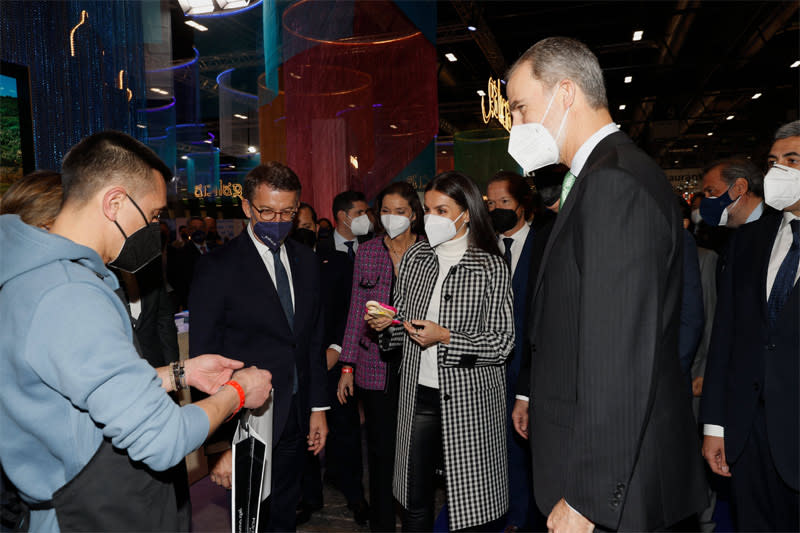 Reyes Felipe  y Letizia en Fitur