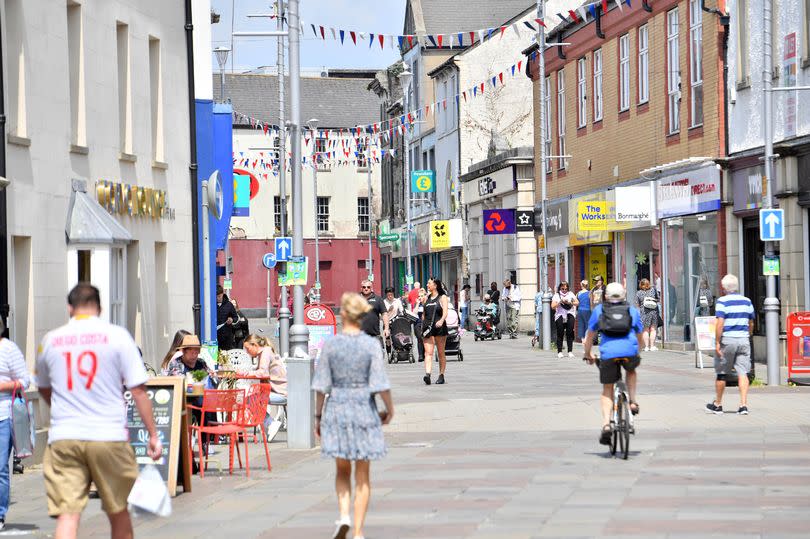 Bridgend town centre