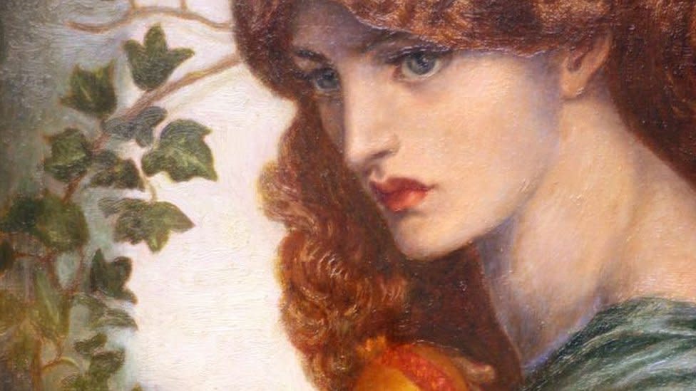 El arte de Dante Gabriel Rossetti se caracterizaba por la sensualidad y una recuperación de simbología medieval.