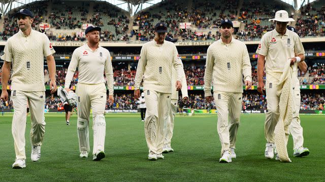 Things aren't looking great for England. Image: Getty