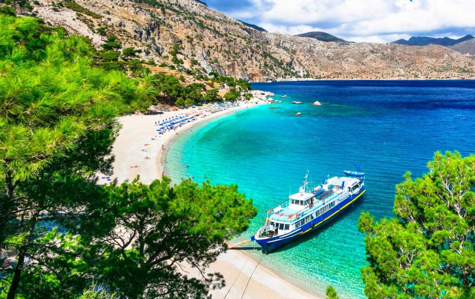 Beach on Karpathos - iStockphoto