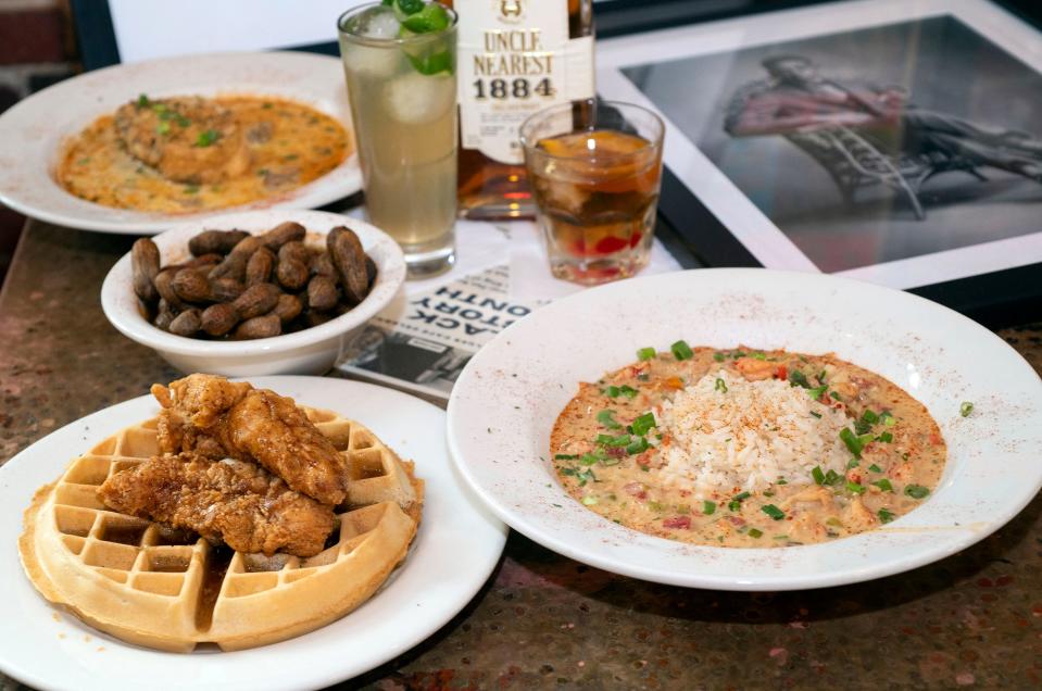 Downtown's Five Sisters restaurant has created a special menu to honor Black History Month. The menu features weekly food and drink specials inspired by African-American food pioneers and icons.