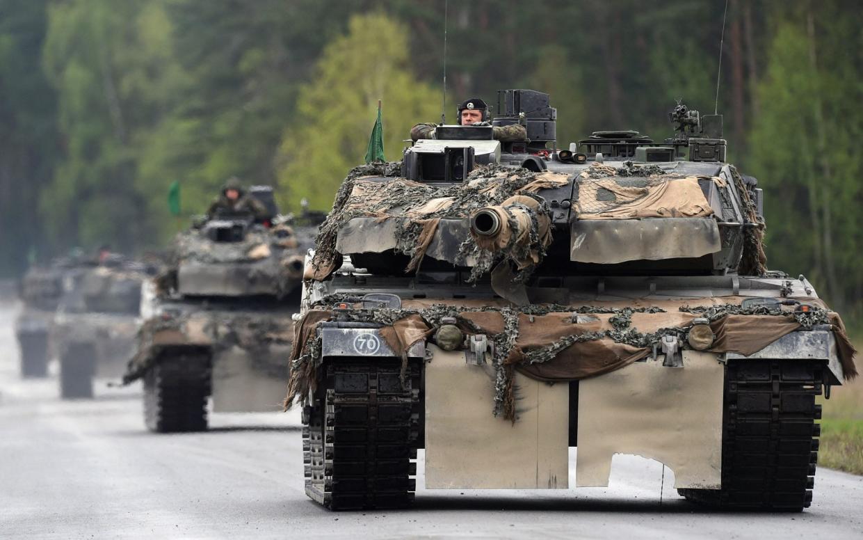 Leopard tanks Germany Ukraine Russia invasion war Europe defence military - Christof Stache/AFP via Getty Images