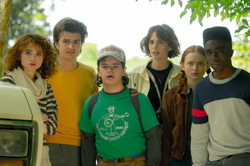The young cast of Stranger Things