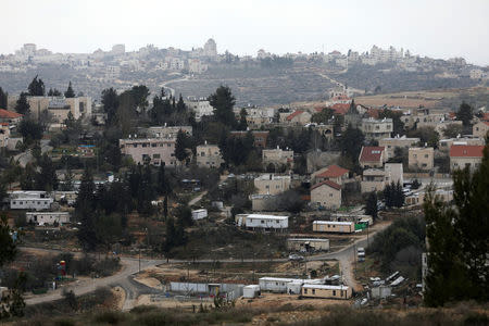 A general view shows the Israeli settlement of Bet El in the occupied West Bank January 26, 2017. Picture taken January 26, 2017. REUTERS/Ronen Zvulun