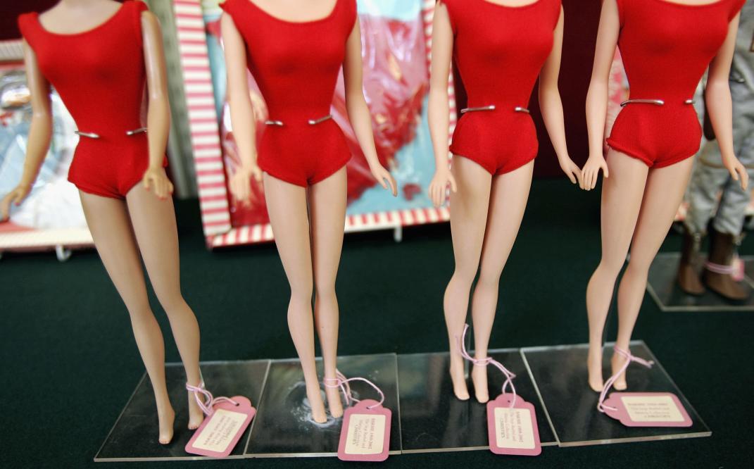 1965 Slumber Party Barbie came with scales set to 110lbs and a diet book  telling her not to eat