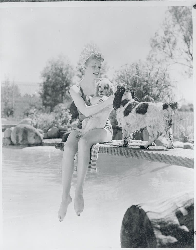 Rare Vintage Photos of Lucille Ball's Life at Home