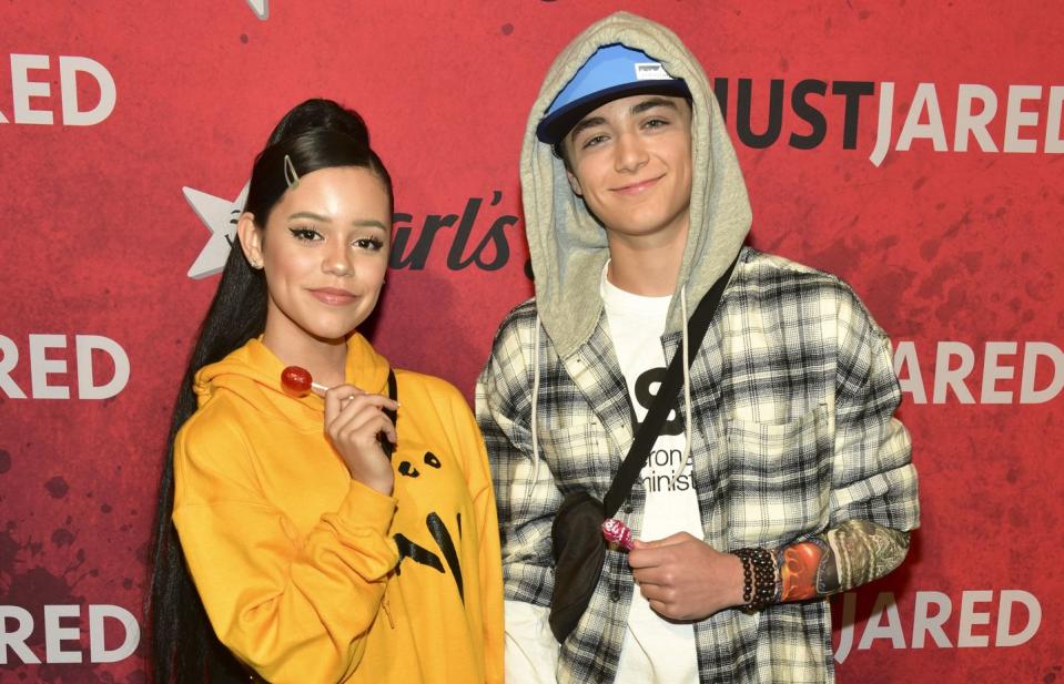 Jenna Ortega and Asher Angel - Ariana Grande and Pete Davidson