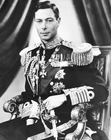 Underwood Archives/Getty His Majesty King George VI, wearing his uniform as Admiral of the Fleet in London, England, on May 4, 1937.