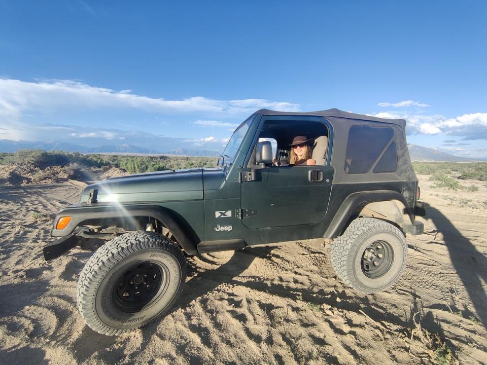 "After my arrival, Mahoney let me drive his Jeep, bouncing across the shrubbery to look at the different parts of the territory" (Alexandra Jones)