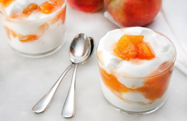 Peach Greek Yogurt