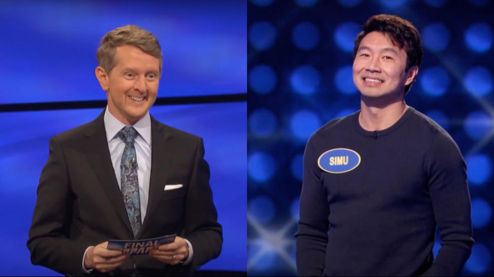 Celebrity Jeopardy! Simu Liu Ken Jennings