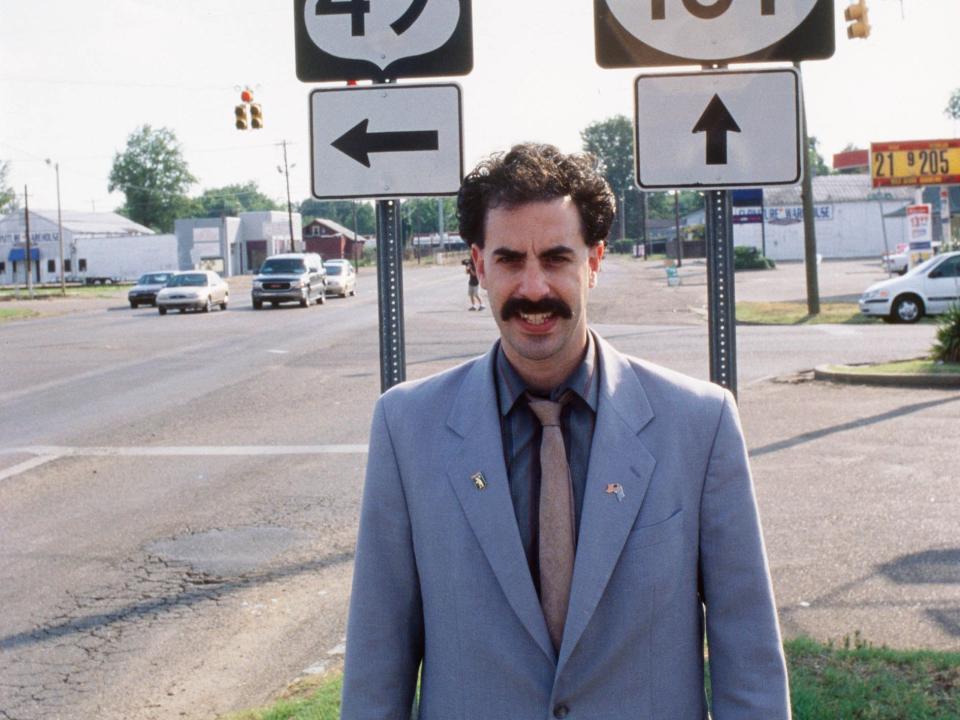 Sacha Baron Cohen as Borat in 'Borat' (20th Century Fox)