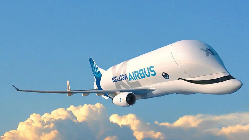 Beluga, da Airbus, é um avião gigantesco... e simpático (Imagem: Divulgação/Airbus)