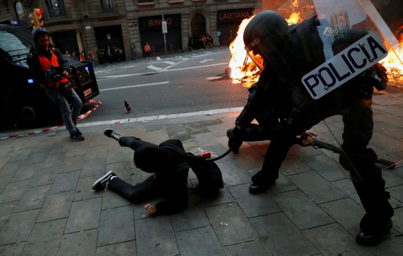 Catalonia's general strike