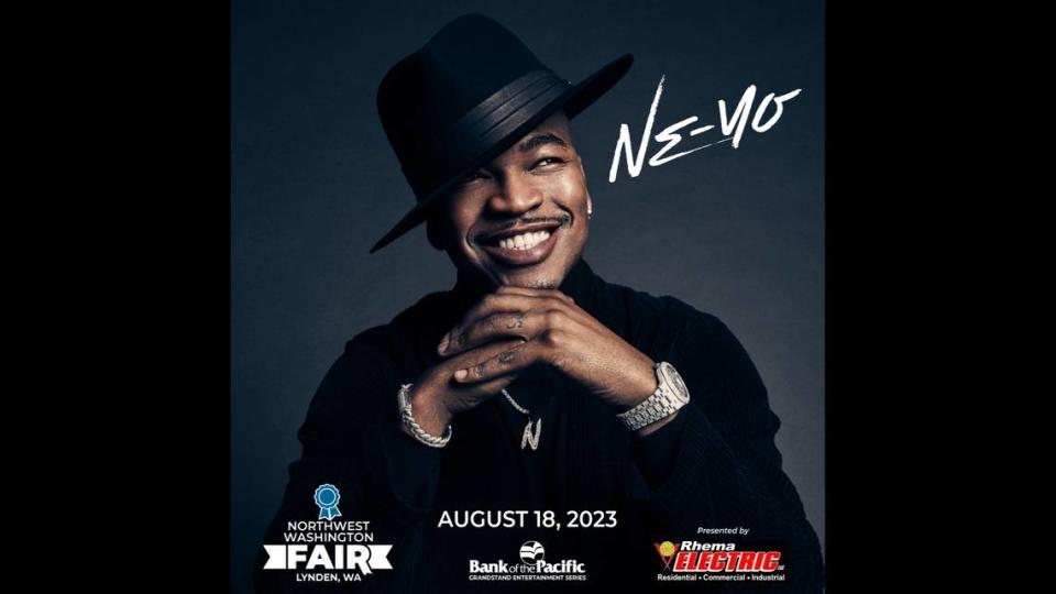 The three-time Grammy winner, NE-YO, will perform at the Northwest Washington Fair on August 18, 2023, in Lynden, Washington.