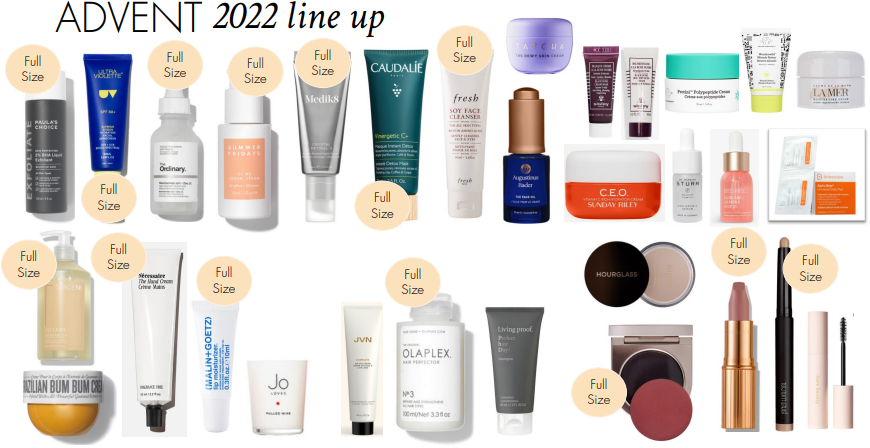 The Space NK advent calendar has twice the full-sized products as last year. (Space NK)