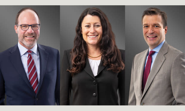 L-R: Stephen Baird, Tiffany Blofield and Craig Krummen, shareholders with Greenberg Traurig.