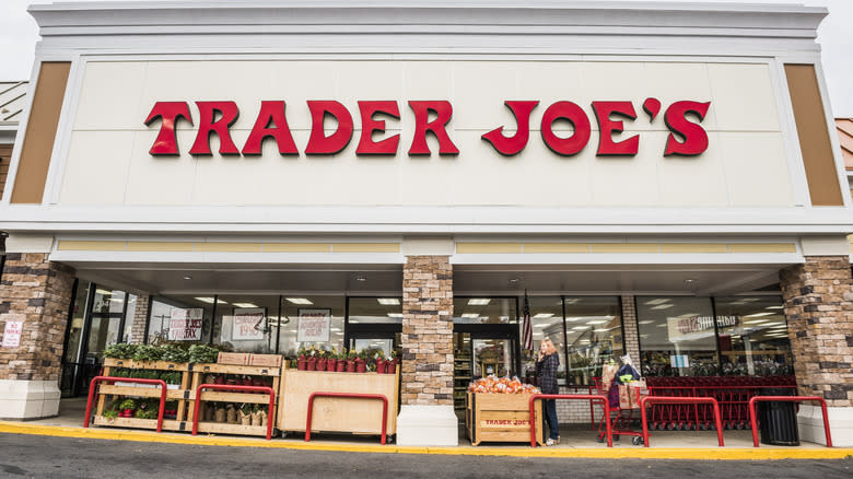 Trader Joe's store front with logo