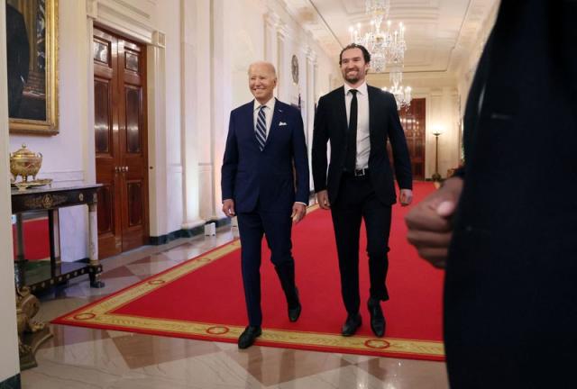 WATCH: Biden welcomes Stanley Cup champions, the Las Vegas Golden