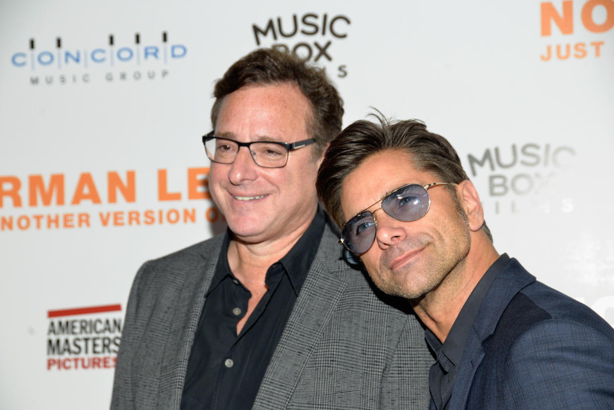 John Stamos shared photos from his birthdays over the years and included photos of the late Bob Saget. (Photo: Michael Tullberg/Getty Images)