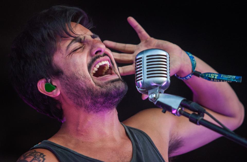 Oceans Calling has attracted a number of Firefly alums over the years, including Young the Giant, a band that's playing the sold-out Oceans festival in Ocean City, Md., this fall. Sameer Gadhia is shown performing with Young the Giant at the Firefly Music Festival in Dover on Friday, June 20, 2014.