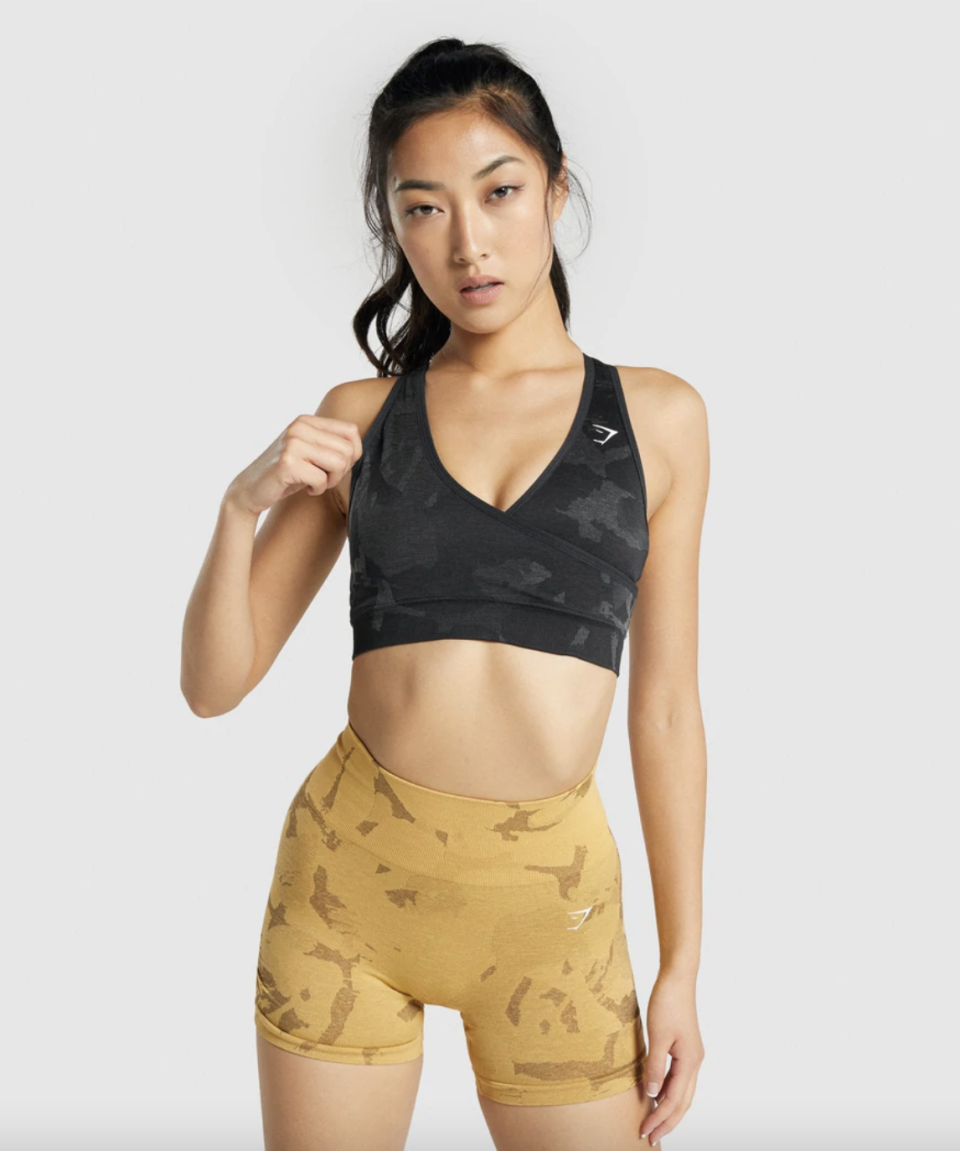 Adapt Camo Seamless Sports Bra (Photo via Gymshark)