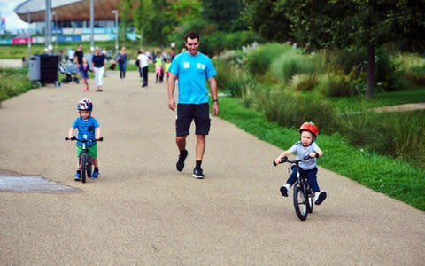 Balance bikes help children find their feet