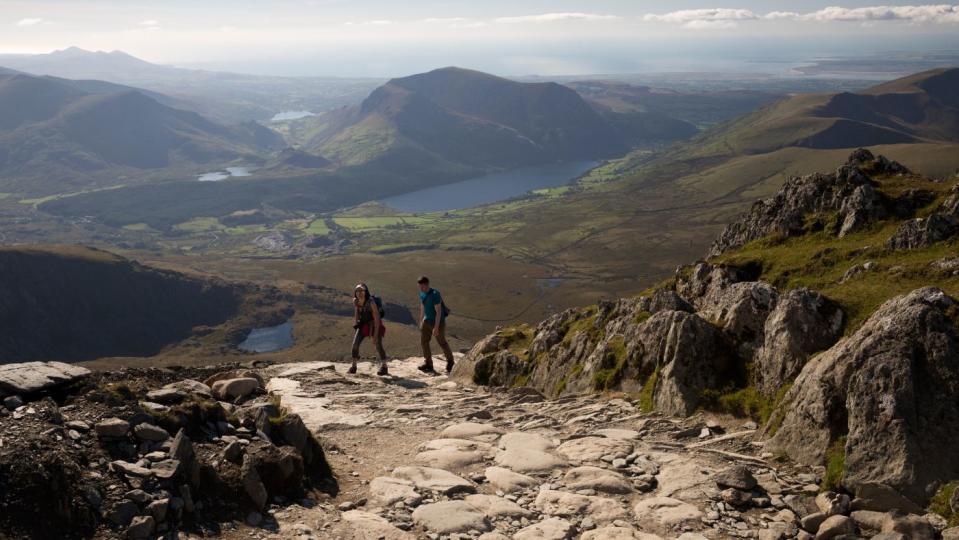 Llanberis path near the summit of Snowdon