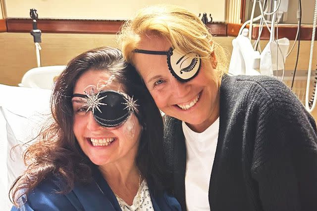 <p>Katie Couric/Instagram</p> Katie Couric and her friend Cherie