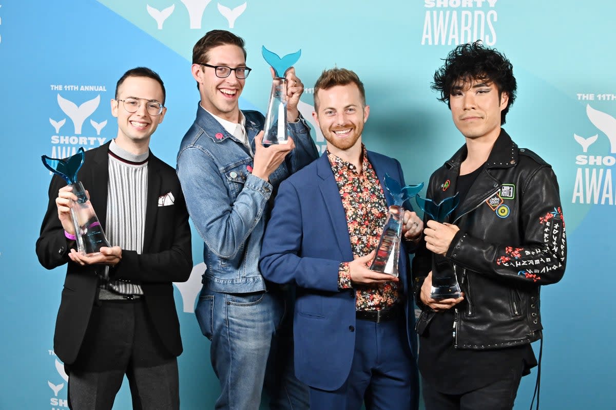 The Try Guys opened up about the aftermath of removing Ned from the group (Astrid Stawiarz/Getty Images for Shorty Awards)