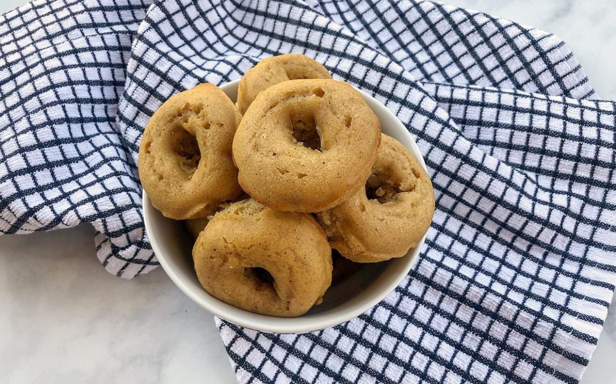 Baked Doughnuts using Makeshift Doughnut Pan