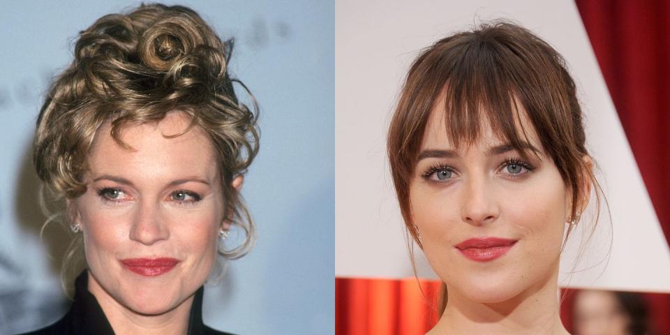 Melanie Griffith and Dakota Johnson