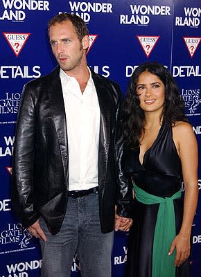 Josh Lucas and Salma Hayek at the LA premiere of Lions Gate's Wonderland