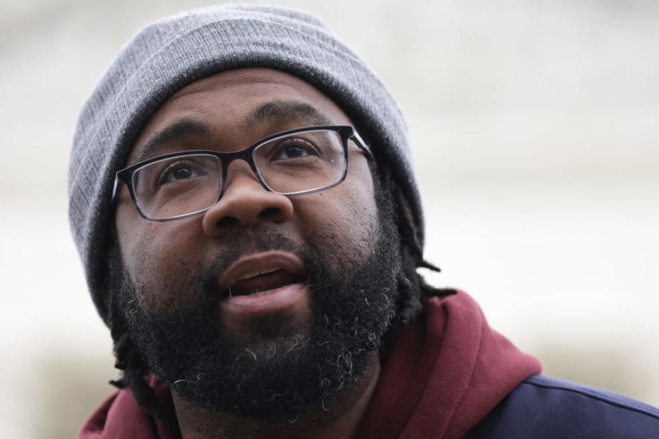 <div class="inline-image__caption"><p>Plaintiff Evan Milligan, pictured in October, said after Thursday’s ruling that “everyone deserves to have their vote matter and their voice heard.” </p></div> <div class="inline-image__credit">Alex Wong/Getty</div>