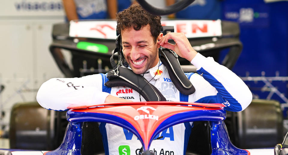 Seen here, Daniel Ricciardo in Bahrain for F1 testing.