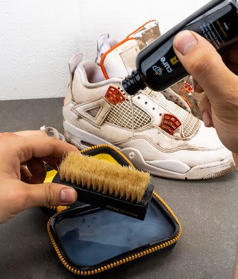 Swap buying new white trainers for fixing your old ones instead